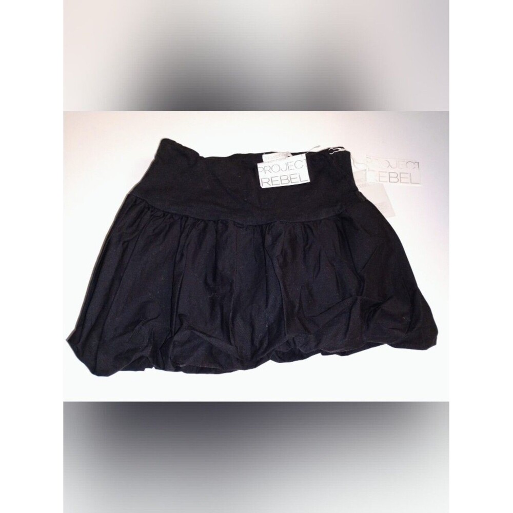 Project Rebel Women's Black Bubble Skirt New Size L - Picture 1 of 4